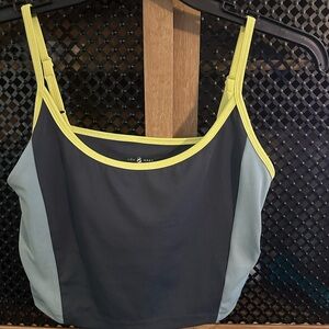 Lou & Grey Black and Yellow Sports Bra Intimates